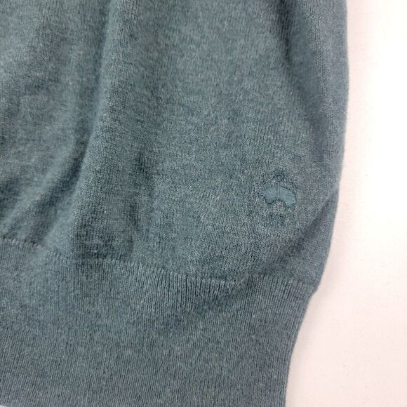 Brooks Brothers Red Fleece Sweater Mens Large Extra Fine Merino Wool Two Tone - Picture 2 of 10